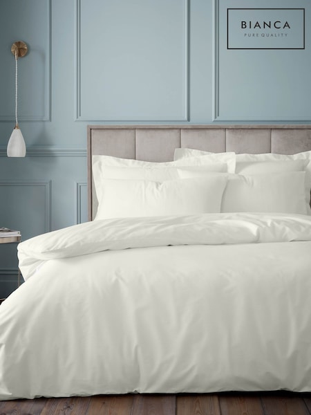 Bianca Cream 180 Thread Count Cotton Duvet Cover (N25859) | €46 - €86