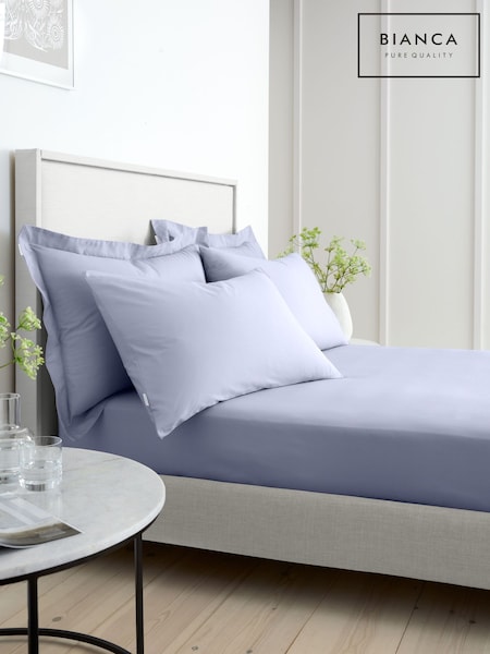 Bianca Lavender 200 Thread Count 100% Cotton Percale Extra Deep Fitted Sheet (N25862) | € 19 - € 36