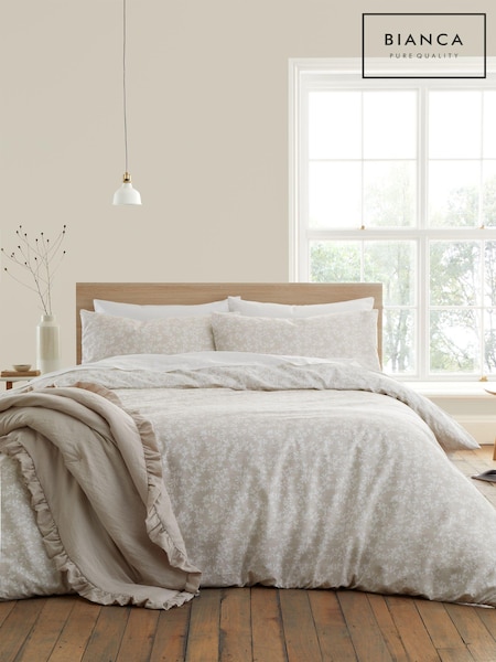 Bianca Shadow Leaves Floral Duvet Cover Set (N25891) | €44 - €87