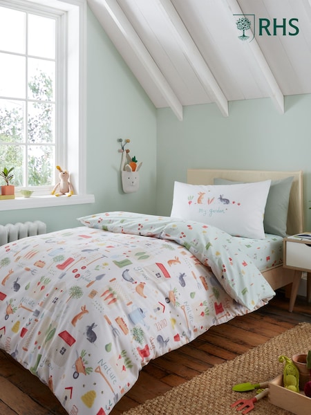 RHS Natural My Allotment Reversible Duvet Cover Set (N25906) | €26 - €34