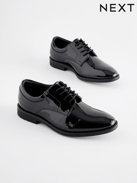 Black Patent Leather Lace-Up Shoes (N25978) | €33 - €42