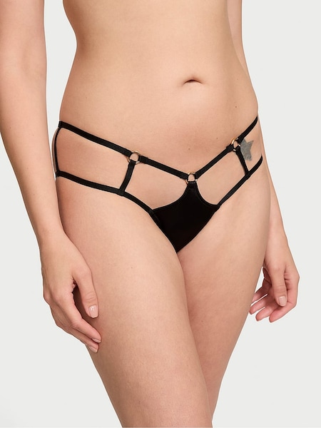 Victoria's Secret Black Strappy Cheeky Knickers (N26036) | €20.50