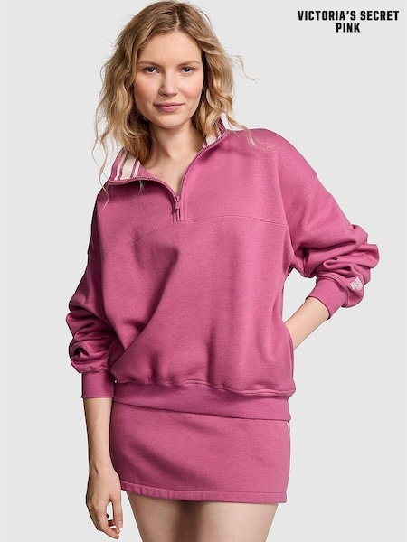 Victoria's Secret PINK Pink Violet Fleece Sweatshirt (N26038) | €27
