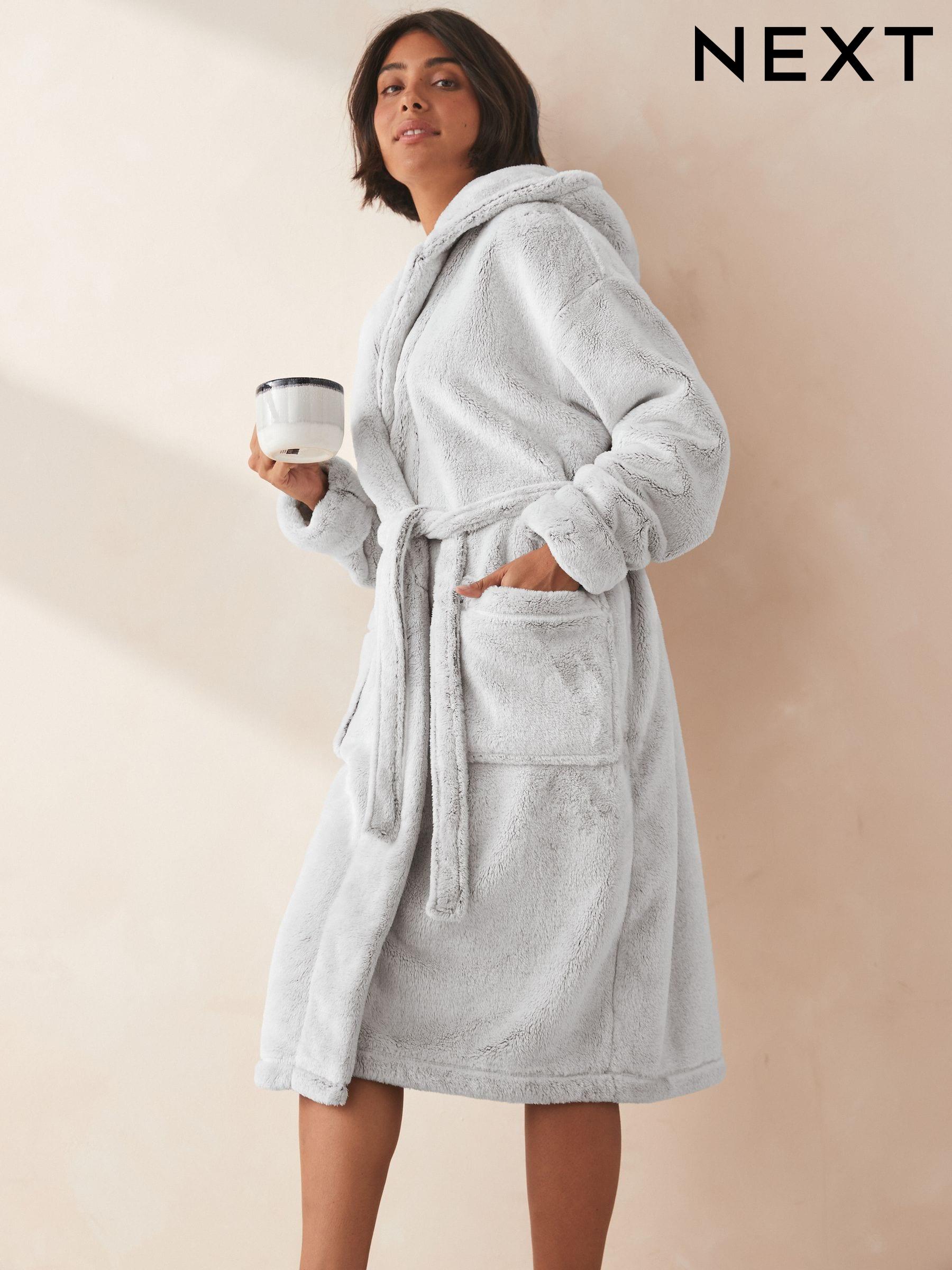 Women s Grey Dressing Gowns Robes Next Luxembourg