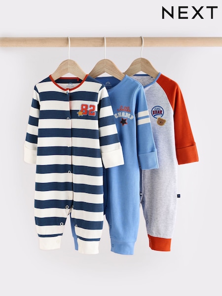 Hell - Baby Footless Sleepsuits 3 Pack (0mths-3yrs) (N26368) | 19 € - 21 €