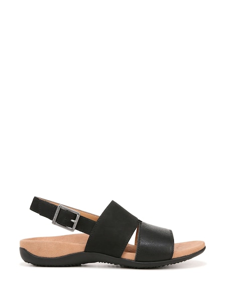 Noir - Sandales Vionic Morro à bride arrière large (N26588) | € 58