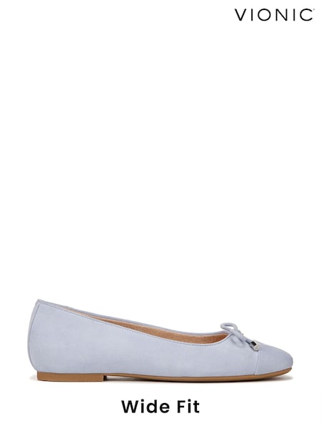 Vionic Klara Wide Fit Ballerina Shoes (N26609) | €110