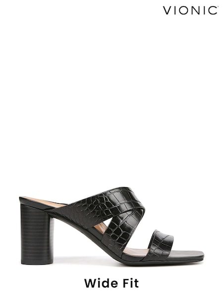 Vionic Merlot Wide Fit Heeled Sandals (N26613) | €86