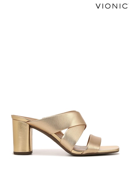 Vionic Merlot Wide Fit Heeled Sandals (N26635) | €172