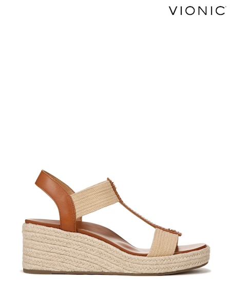 Коричневый - Vionic Calera Wedge Sandals (N26637) | €179
