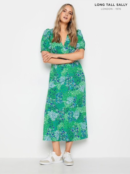 Long Tall Sally Button Tea Dress (N26784) | 163 LEI