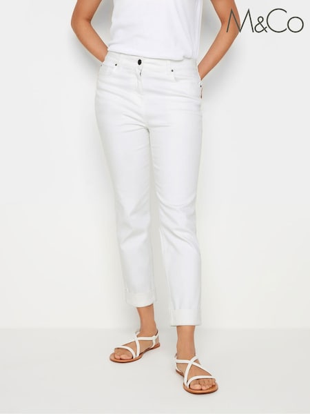 Белый - M&Co Cigarette Jeans (N26877) | €45