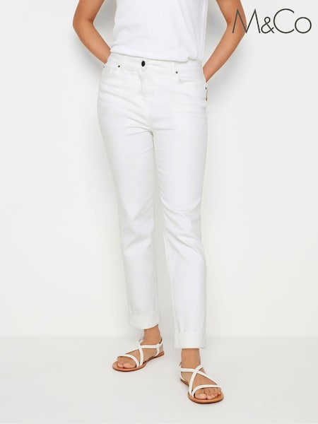 M&Co White Petite Cigerrette Jeans (N26924) | €45