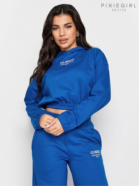 PixieGirl Petite Los Angeles Embroidered Hoodie (N26946) | 85 LEI