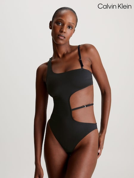 Calvin Klein Black Cut-Out One Piece Swimsuit (N26997) | €82