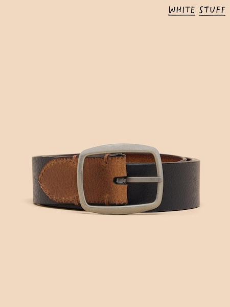 White Stuff Blue Reversible Leather Belt (N27019) | $51