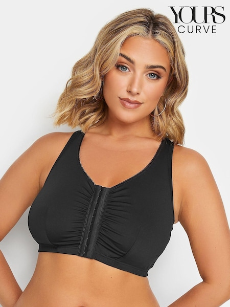 Yours Curve Black Front Fastening Bra (N27144) | €27