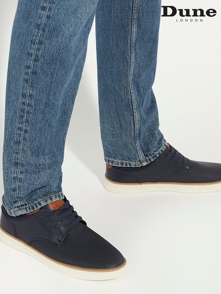 Dune London Trustees Brogue Detail Trainers (N27150) | 391 LEI