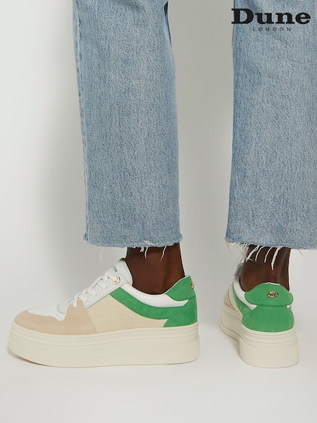 Dune London Emmelie Flatform Panel Sneakers (N27161) | € 78