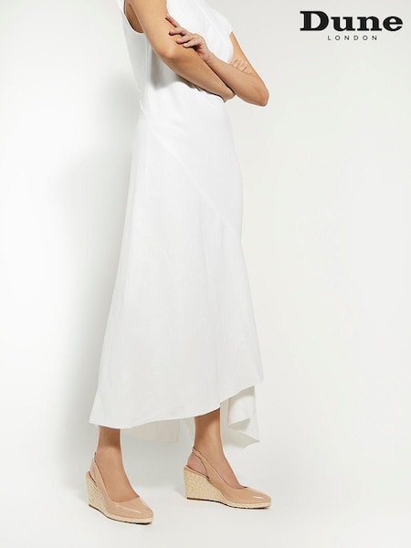 Dune London Pink Cadance Slingback Wedge Espadrilles (N27162) | €54