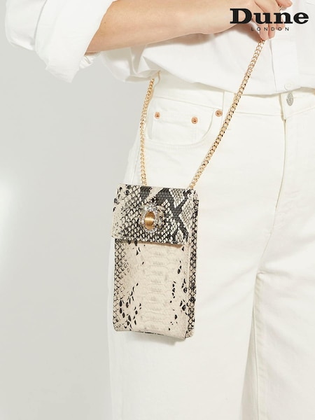 Dune London Black Ground Saskias Bug Trim Phone Cross-Body Bag (N27202) | €77