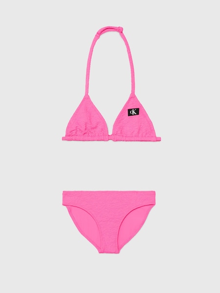Calvin Klein Pink Triangle Bikini Set (N27212) | AED61