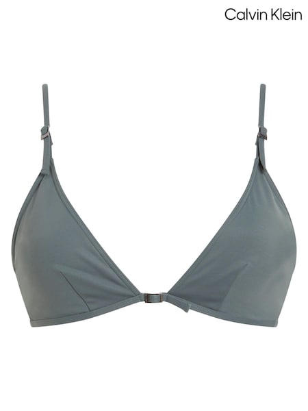 Calvin Klein Blue Triangle Bikini Top (N27224) | €35