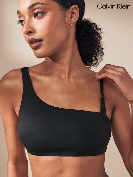 Calvin Klein Black One Shoulder Bralette (N27226) | €31