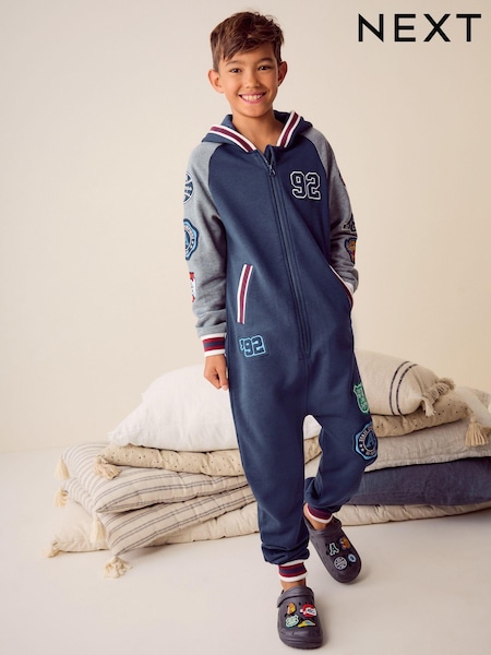 Navy Blue Varsity Badges All-In-One (3-16yrs) (N27289) | €30 - €41
