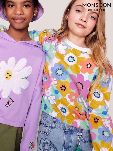 Monsoon Retro Floral Sweater (N27492) | 15 € - 18 €