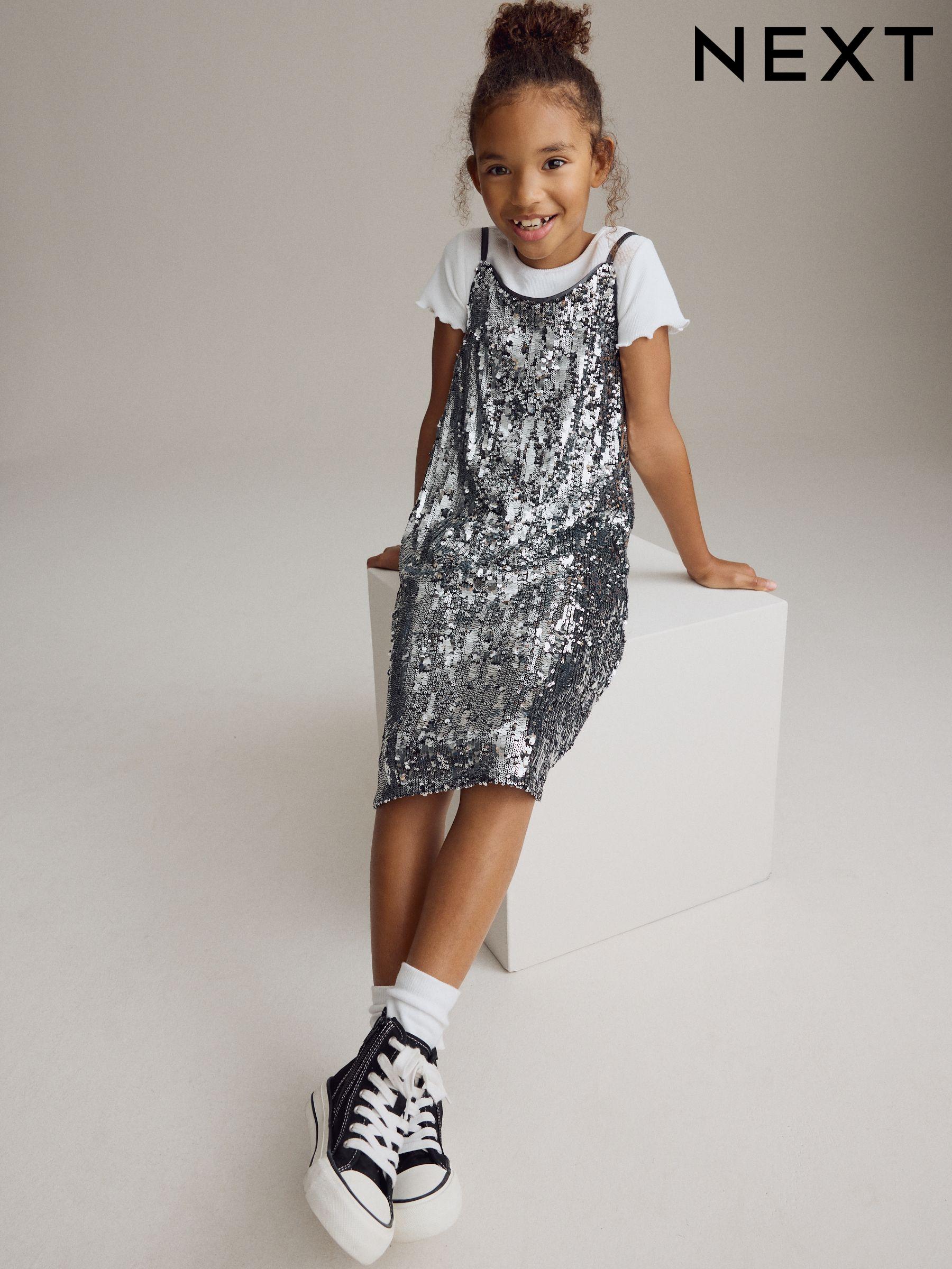 Next girls sequin dress hot sale