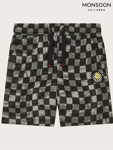 Monsoon 100% Cotton Checkerboard Shorts (N27547) | 64 LEI - 78 LEI