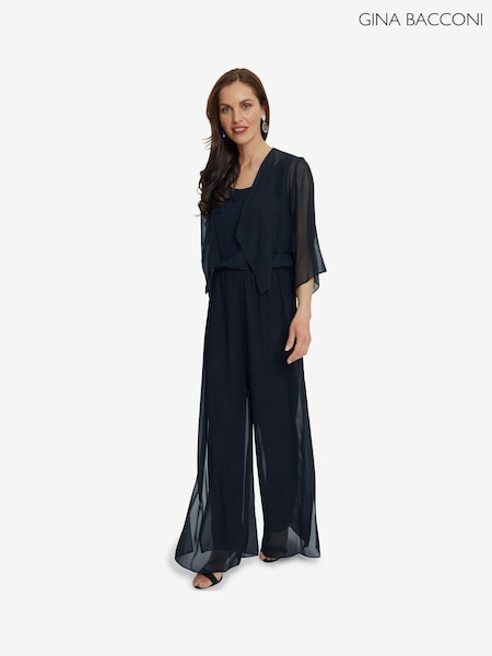 Sininen - Gina Bacconi Vivian Chiffon -peitokset (N27582) | €126