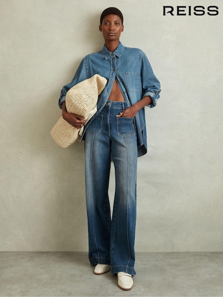 Reiss Kira Front Pocket Wide Leg Jeans (N27703) | 234 €