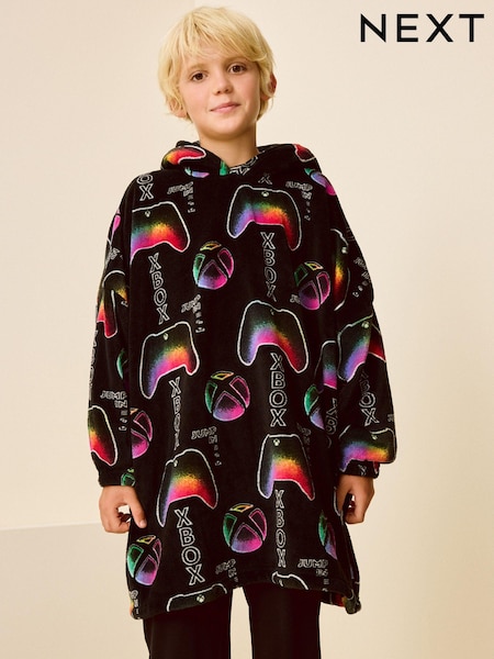 Black Xbox Fleece Hooded Blanket (5-16yrs) (N27752) | € 18 - € 24