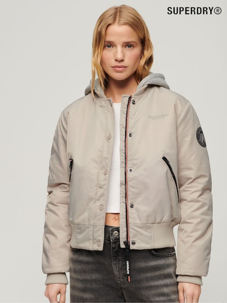 Superdry Nude Hooded Bomber Jacket (N27767) | €60