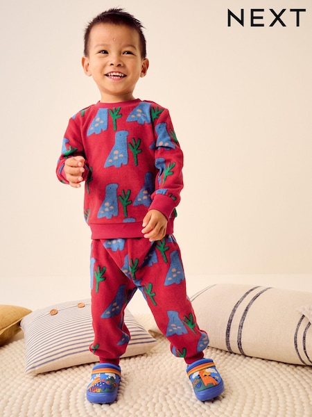 أحمر ديناصور - Single Soft Touch Fleece With Elastane Pyjamas (9mths-12yrs) (N27780) | ‏4 ر.ع.‏ - ‏6 ر.ع.‏