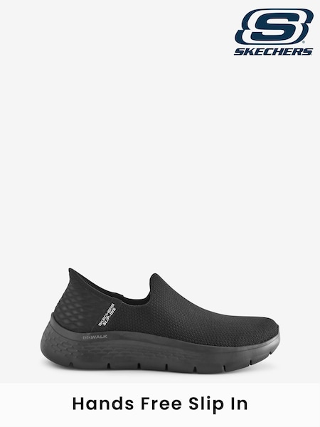 Skechers Black Mens Go Walk Slip In Trainers (N27829) | €52