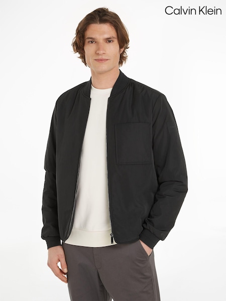 Calvin Klein Black Lightweight Bomber Jacket (N27855) | €113