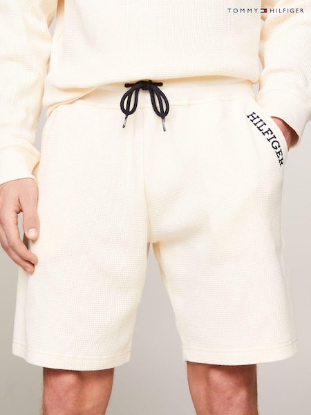 Tommy Hilfiger Cream Lounge Mesh Shorts (N27963) | €36