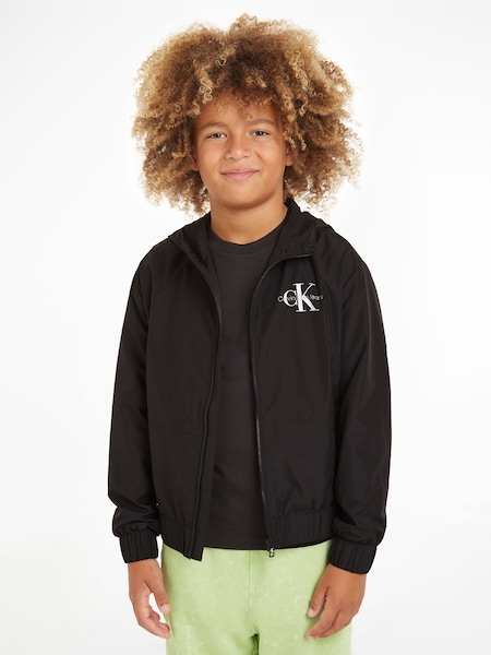 Calvin Klein Black Logo Zip Through Jacket (N28225) | €119 - €133