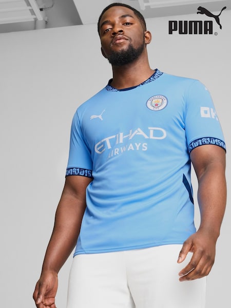 Puma Light Blue Mens Manchester City Home 24/25 Football Shirt (N28274) | €106