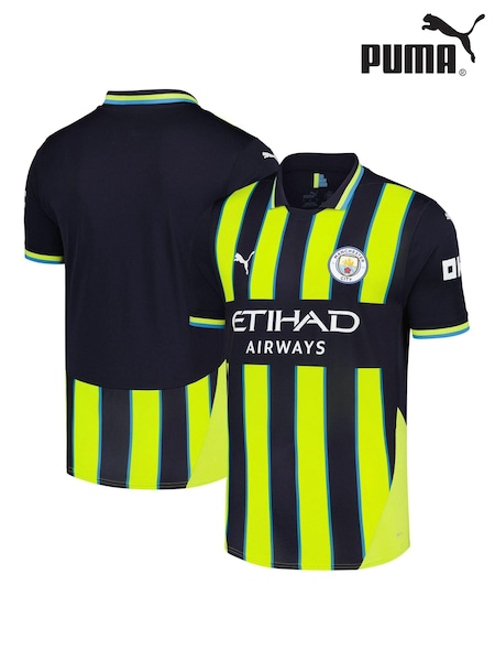 Puma Yellow Mens Manchester City Away 24/25 Football Shirt (N28279) | €35