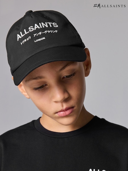 smALLSAINTS Black Underground Baseball Cap (N28294) | AED105