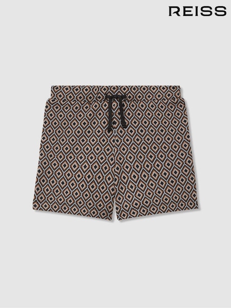 Reiss Karoo Drawstring Aztec Shorts (N28305) | 297 LEI