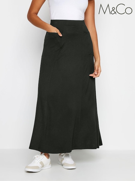M&Co Black Petite Pocket Maxi Skirt (N28322) | 1,622 UAH