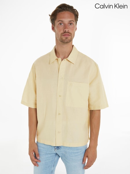 Calvin Klein Green Mix Button Down Shirt (N28384) | €113