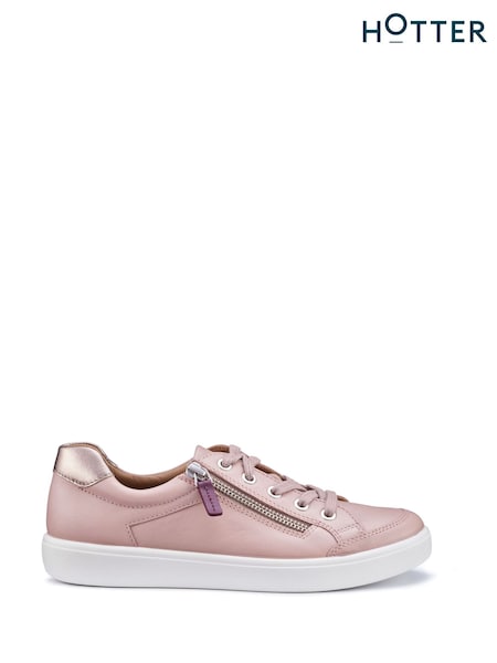 Hotter Pink Wide Fit Chase II Lace up / Zip Trainers (N28553) | €113