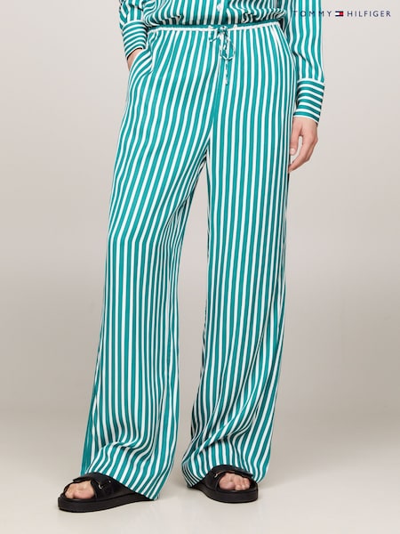 Tommy Hilfiger Fluid Stripe Trousers (N28677) | 501 LEI