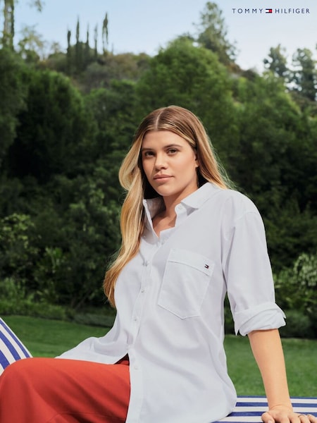 Tommy Hilfiger Cotton Easy Fit White Shirt (N28716) | €42